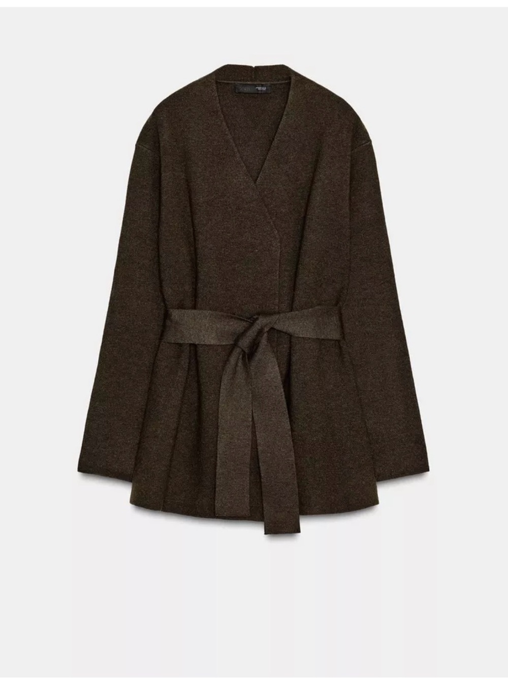 Zara Dark Brown Knit Cardigan